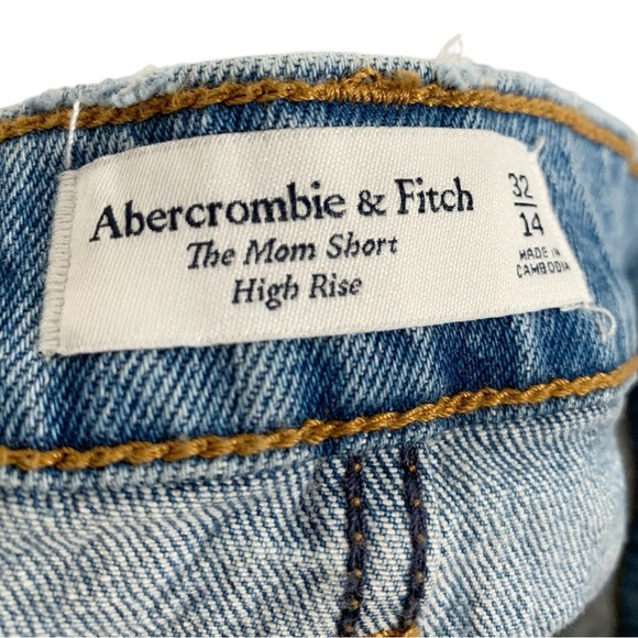 Abercrombie & Fitch High Rise Mom Shorts  Size 33 - Picture 9 of 10
